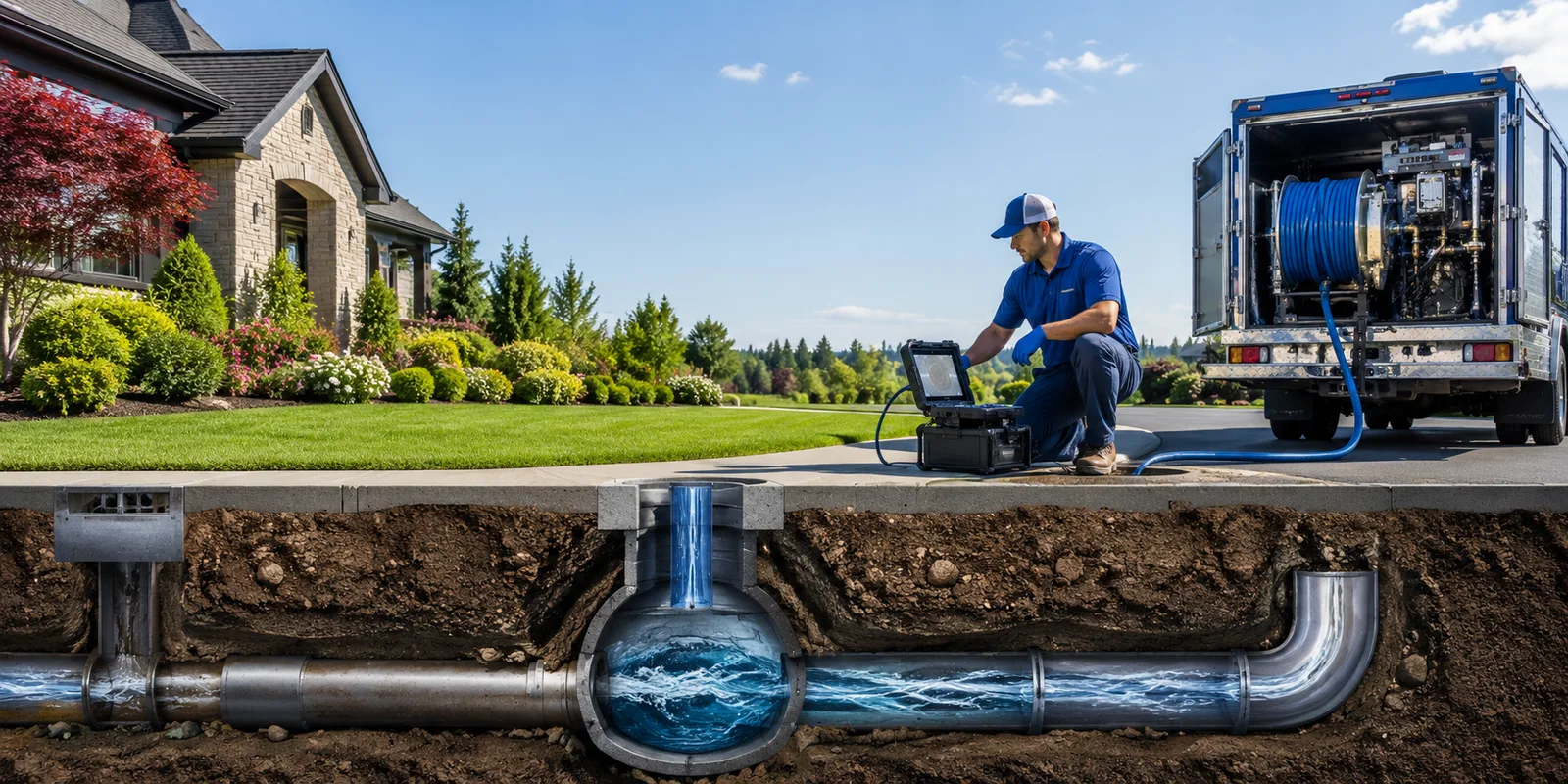 Drainage restoration information for Hueysville, KY